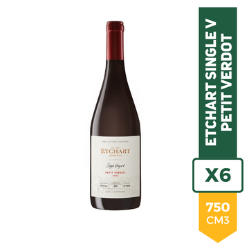 Vino Etchart Single Vineyard Petit Verdot 750ml x6