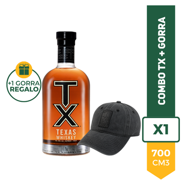 Combo Whisky TX Bourbon 700ml + Gorra