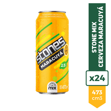 Cerveza Stones Mix Maracuyá 473ml x24