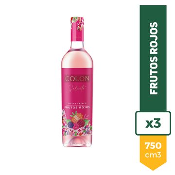 Colon Selecto Dulce Frutos Rojos 750ml x3