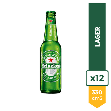 Cerveza Heineken Original 330ml x12