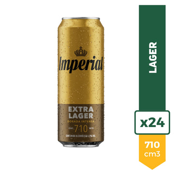 Cerveza Imperial Lager Lata 710ml x24