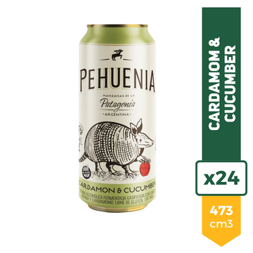 Sidra Pehuenia Cardamon y Cucumber 473ml x24