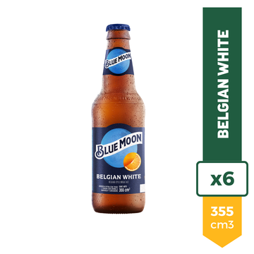 Cerveza Blue Moon Belgian White 355ml x6
