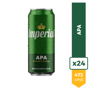 Cerveza Imperial APA 473ml x24