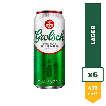 Cerveza Grolsch 473ml x6