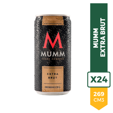 Espumante Mumm Lata Extra Brut 269ml x24