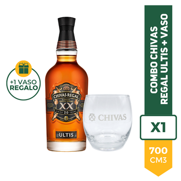 Combo Chivas Regal Ultis + Vaso