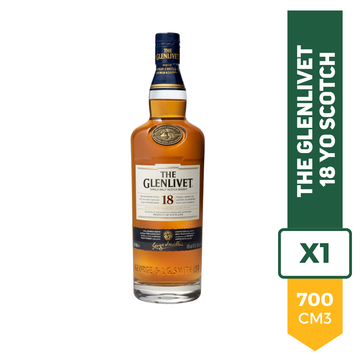 Whisky The Glenlivet Single Malt 18 años 700ml